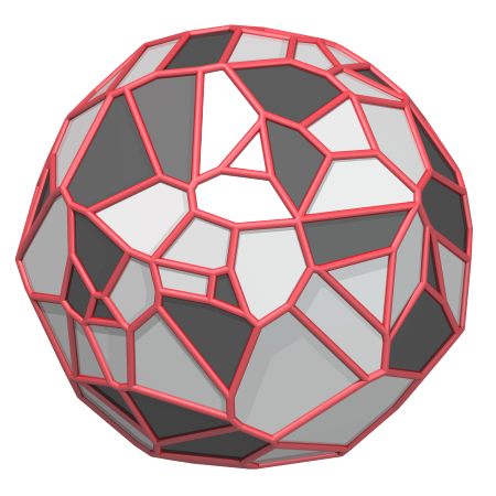 An odd/even coloring of a Voronoi cell