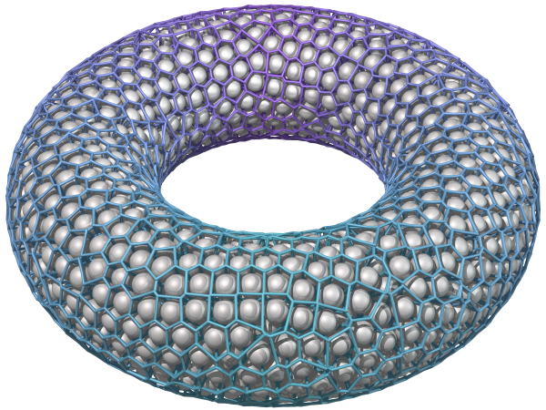 Voronoi tessellation in a torus